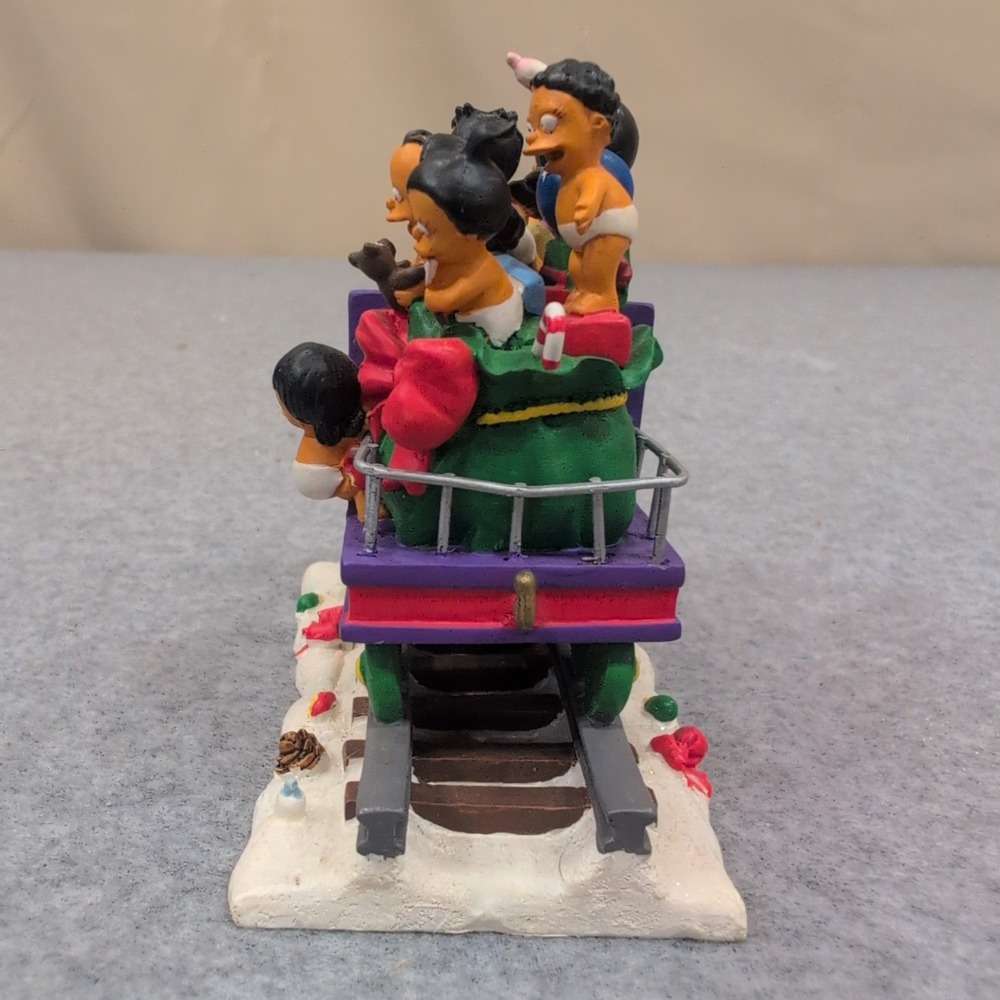 The Simpsons Christmas Express Nahasapeemapetilons Family Daycare Figurine 2004 - Picture 4 of 5